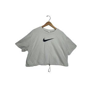 Nike Everyday Mod Boxy White T-shirt Womens Large NWOT